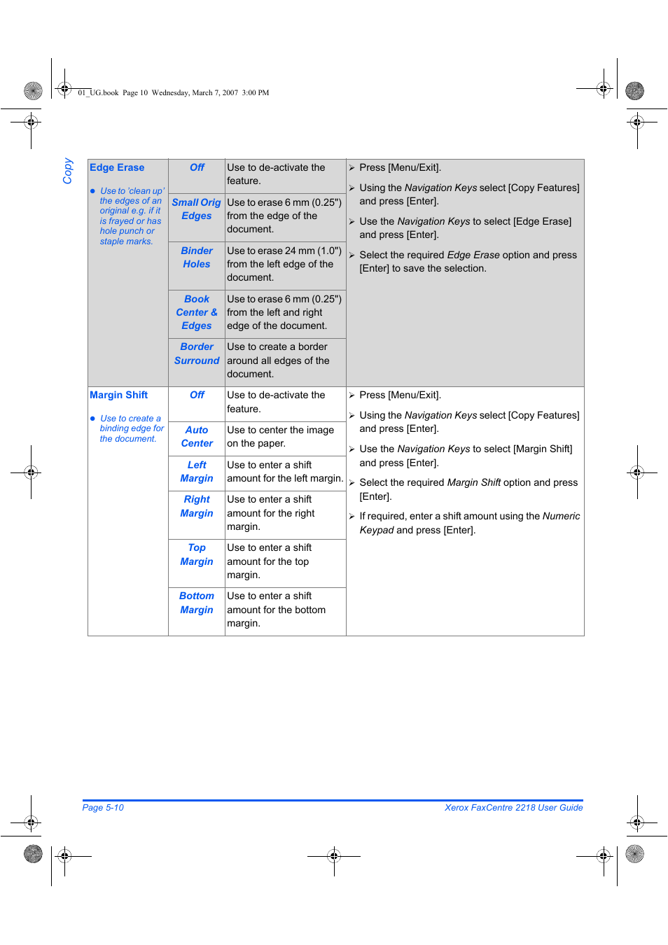 Xerox FaxCentre 2218 User Manual | Page 122 / 212