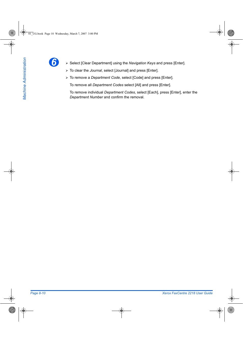 Xerox FaxCentre 2218 User Manual | Page 156 / 212