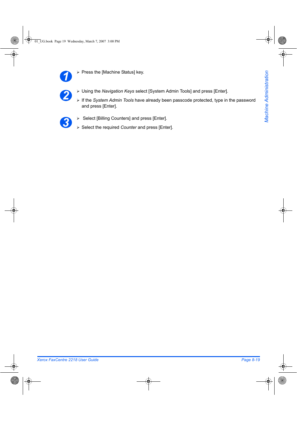 Xerox FaxCentre 2218 User Manual | Page 165 / 212