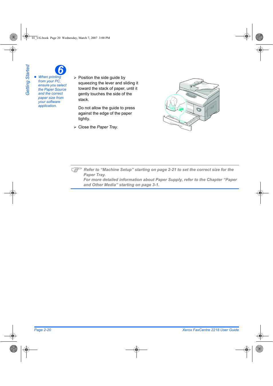 Xerox FaxCentre 2218 User Manual | Page 48 / 212