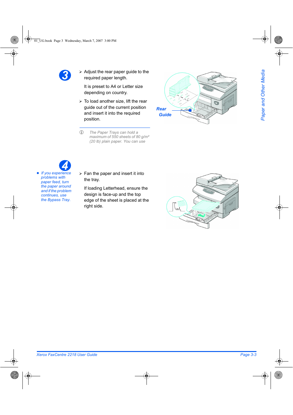 Xerox FaxCentre 2218 User Manual | Page 65 / 212