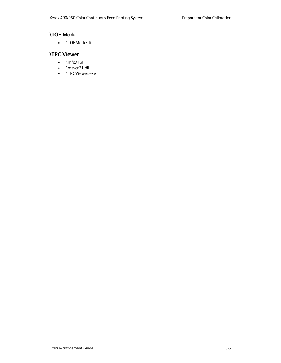 Xerox COLOR 490 User Manual | Page 33 / 102
