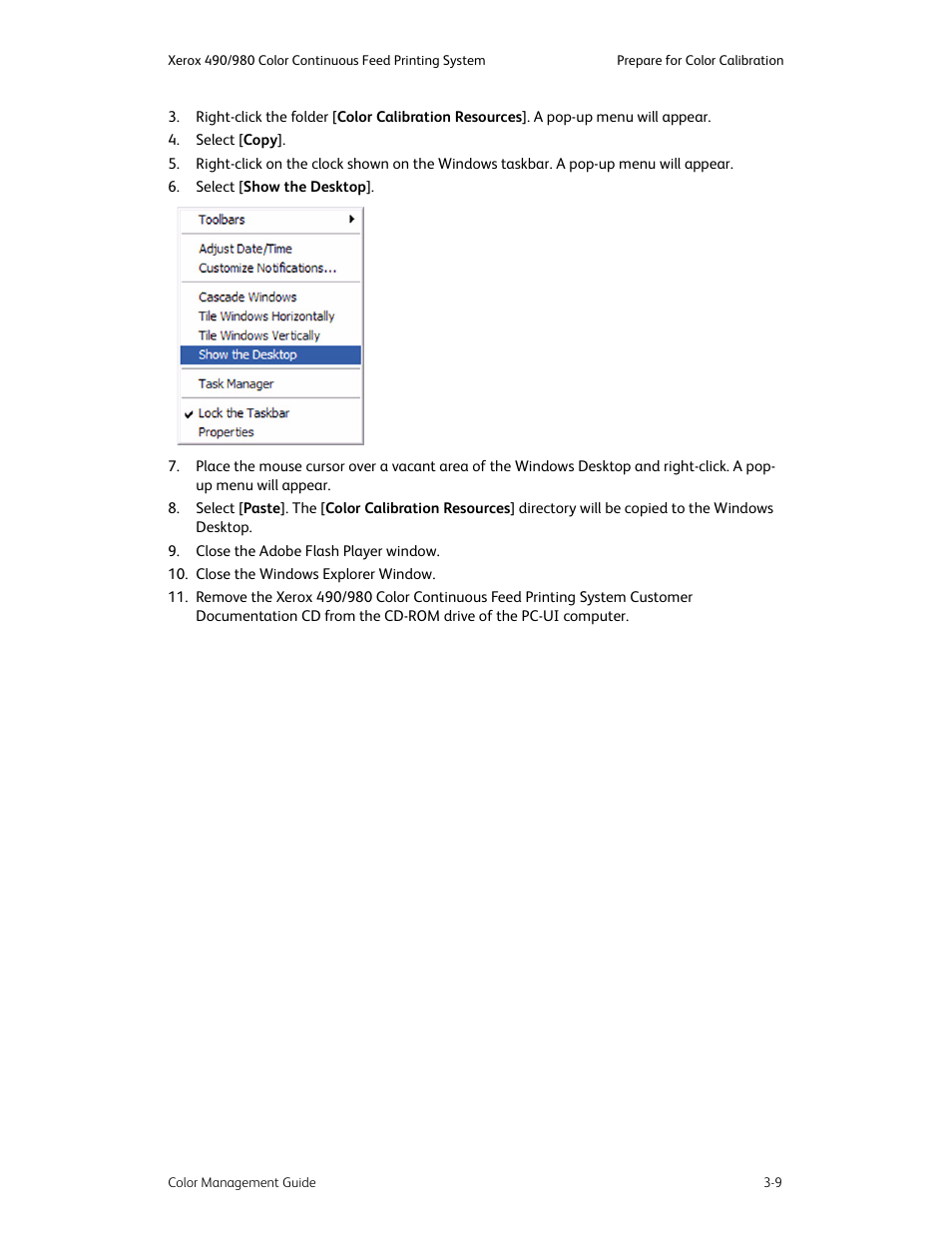Xerox COLOR 490 User Manual | Page 37 / 102