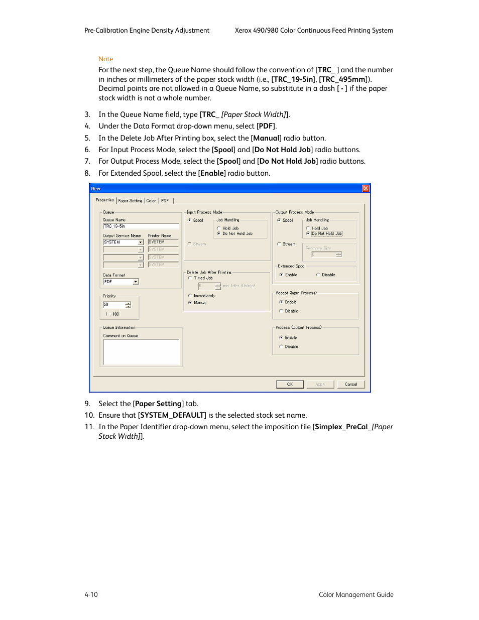 Xerox COLOR 490 User Manual | Page 50 / 102