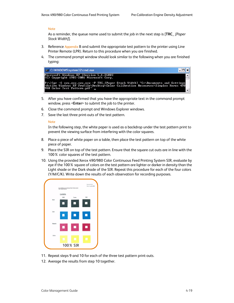 Xerox COLOR 490 User Manual | Page 59 / 102