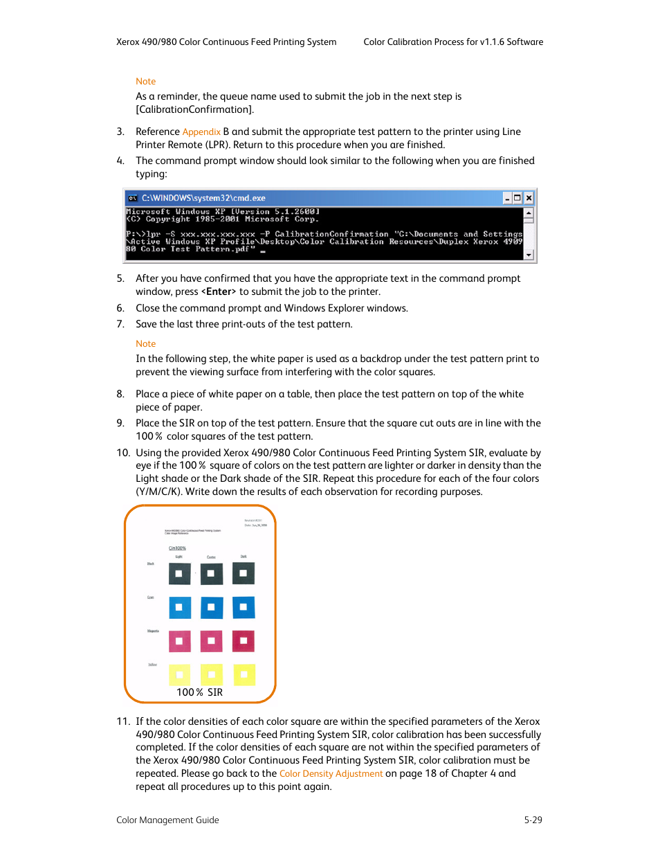 Xerox COLOR 490 User Manual | Page 89 / 102