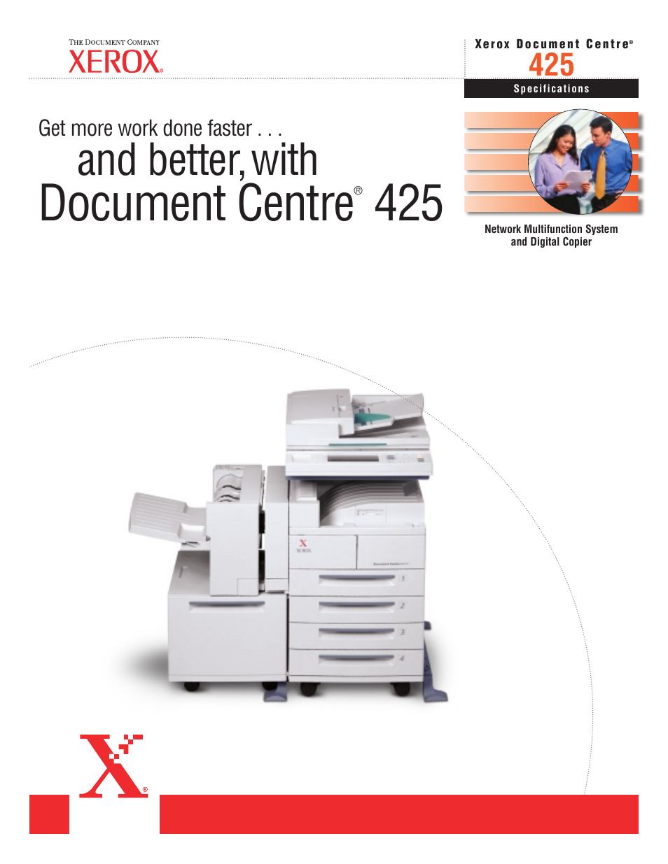 Xerox DOCUMENT CENTRE 425 User Manual | 9 pages