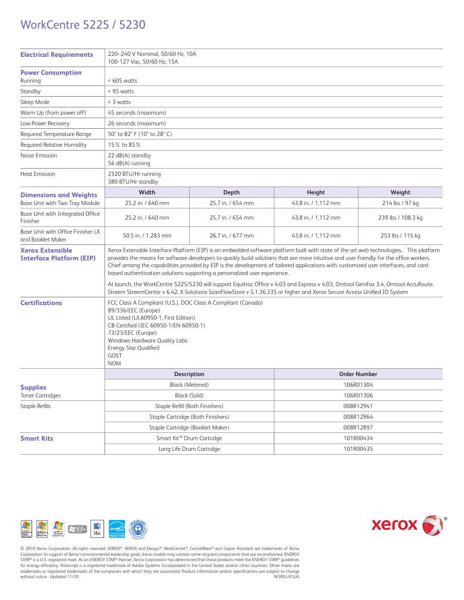 Xerox 5230 User Manual | Page 10 / 10