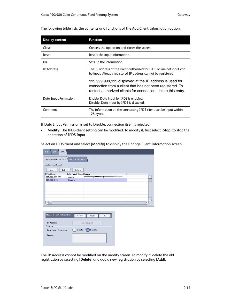Xerox 490 User Manual | Page 149 / 262