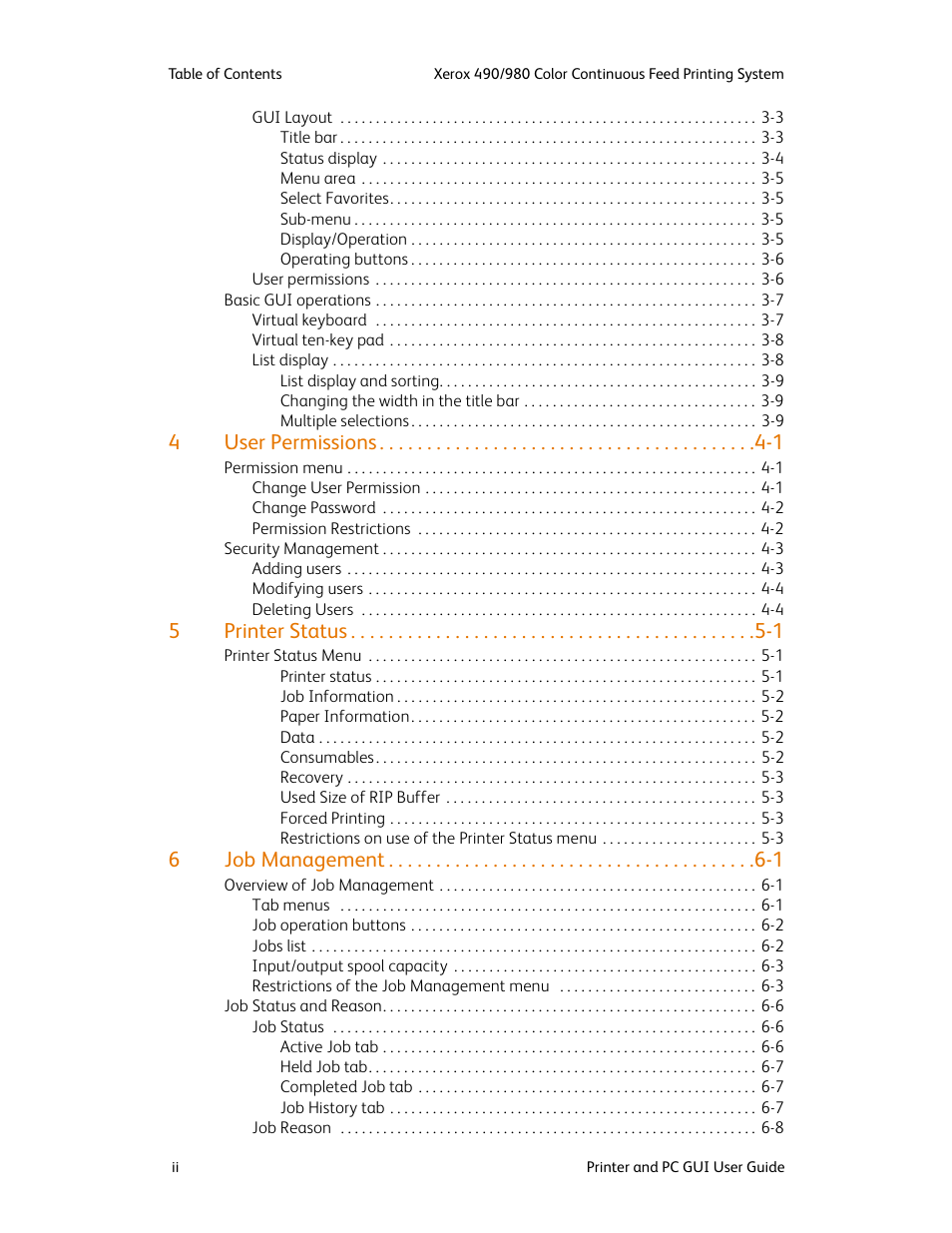 Xerox 490 User Manual | Page 4 / 262