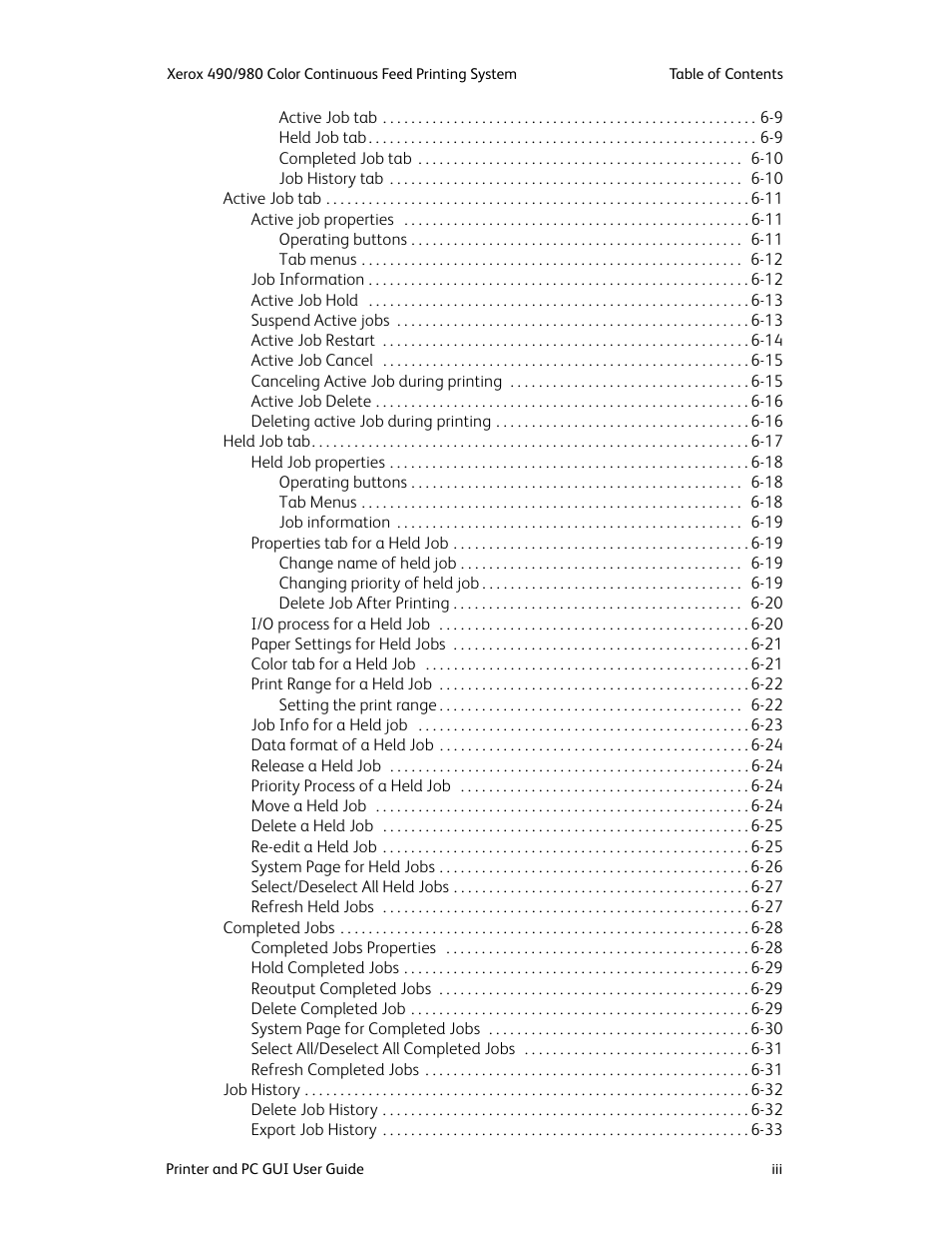 Xerox 490 User Manual | Page 5 / 262