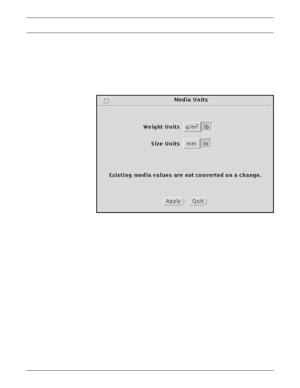 Specifying the media units | Xerox 4890 User Manual | Page 71 / 134