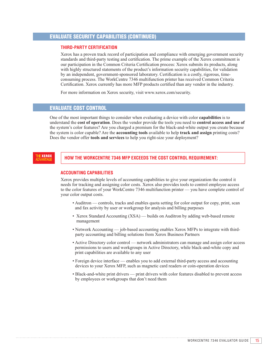 Xerox 7346 User Manual | Page 17 / 24