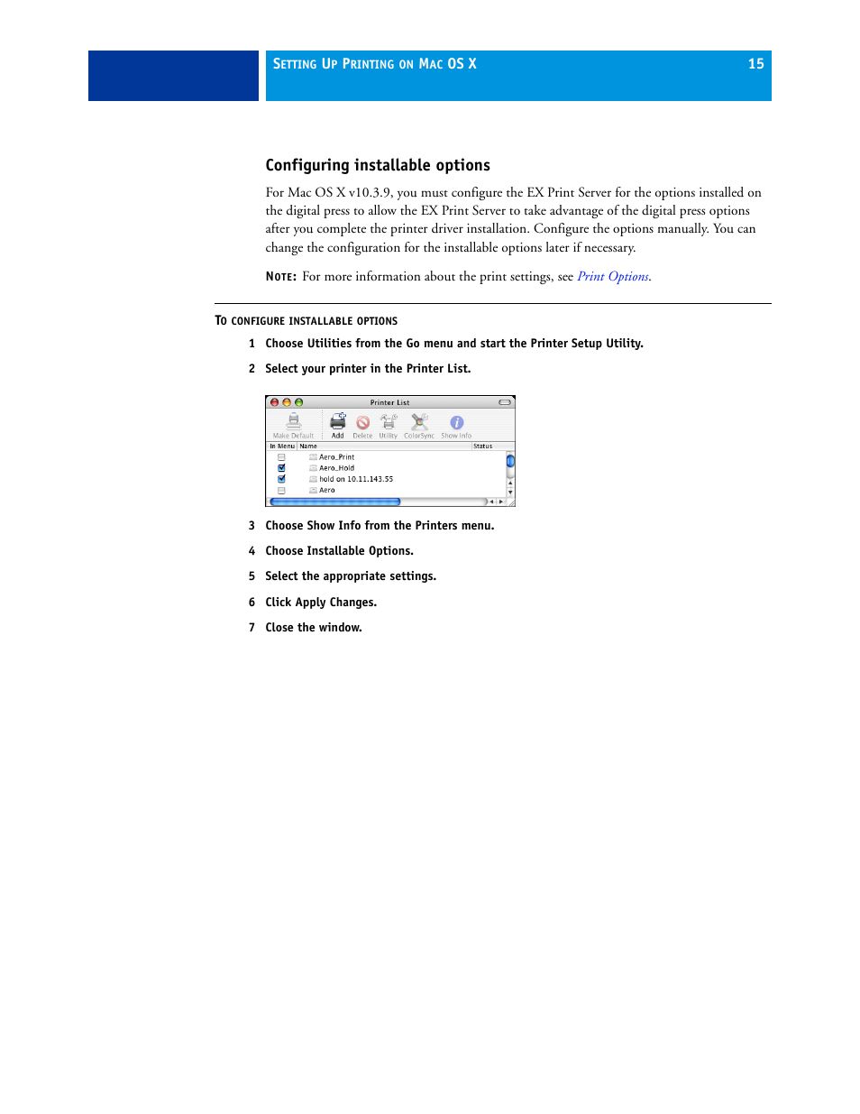 Configuring installable options, To configure installable options | Xerox 45069888 User Manual | Page 15 / 40