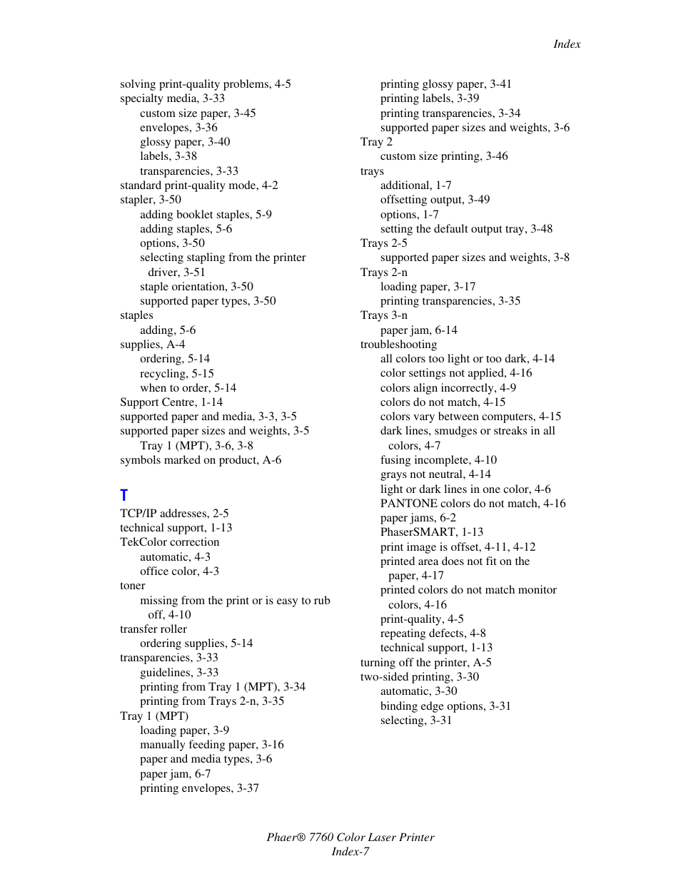 Xerox 7760 User Manual | Page 157 / 158