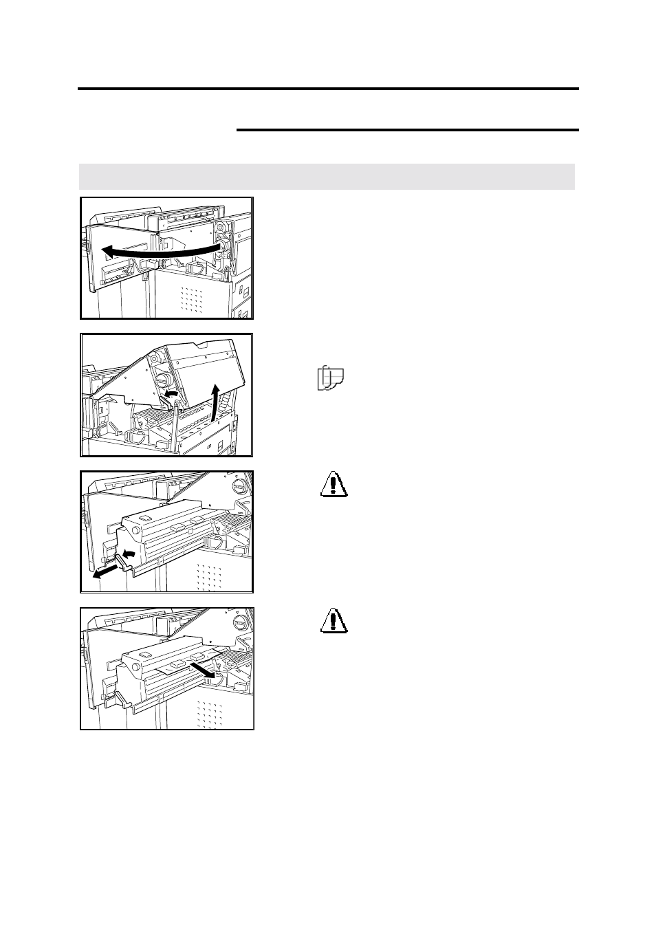 Indicator lamp 10, E 268, Clearing a printer jam (continued) | Xerox MAX 200 User Manual | Page 270 / 284