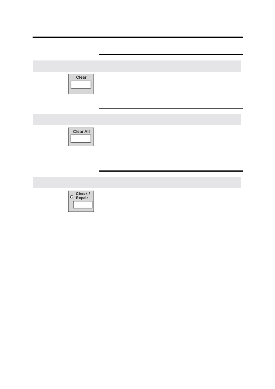 Clear button, Clear all button, Check and repair button | Clear button clear all button check/repair button, Ge 26, Scanner control panel (continued), Check/repair button | Xerox MAX 200 User Manual | Page 28 / 284