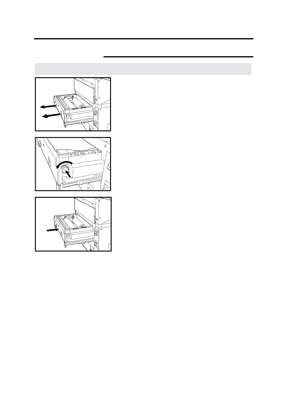 Manual cut, How to cut roll media (continued) | Xerox MAX 200 User Manual | Page 55 / 284