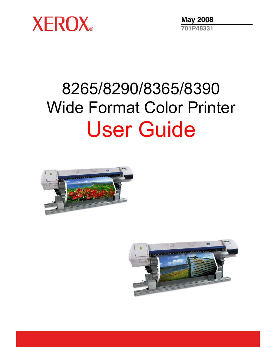 Xerox 8290 User Manual | 152 pages