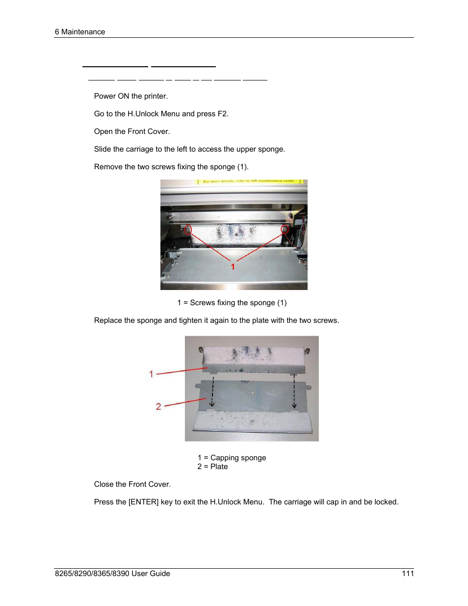 4 semi-annual maintenance | Xerox 8290 User Manual | Page 119 / 152