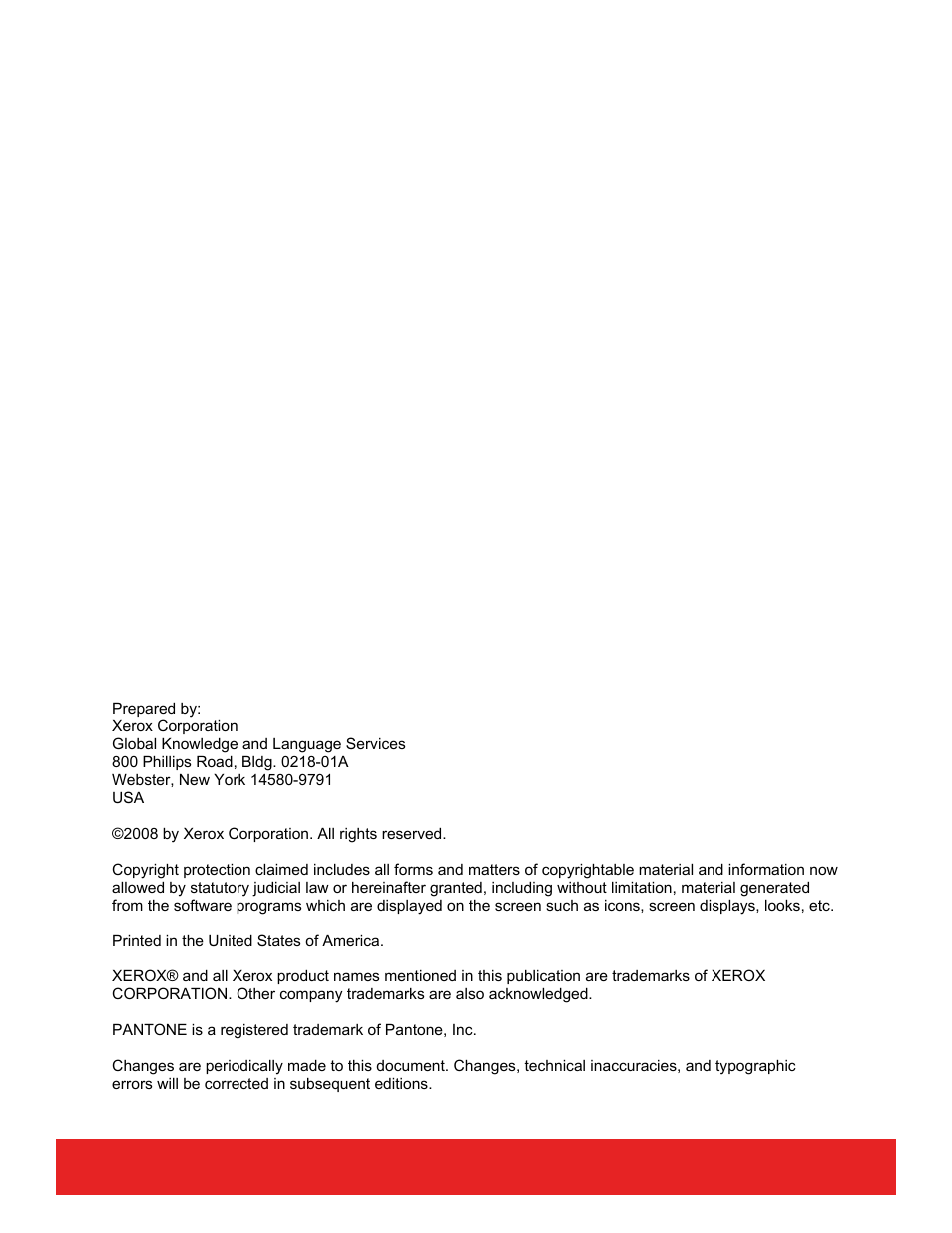 Xerox 8290 User Manual | Page 152 / 152