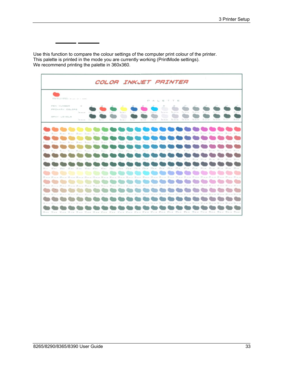 3 colour palette | Xerox 8290 User Manual | Page 41 / 152