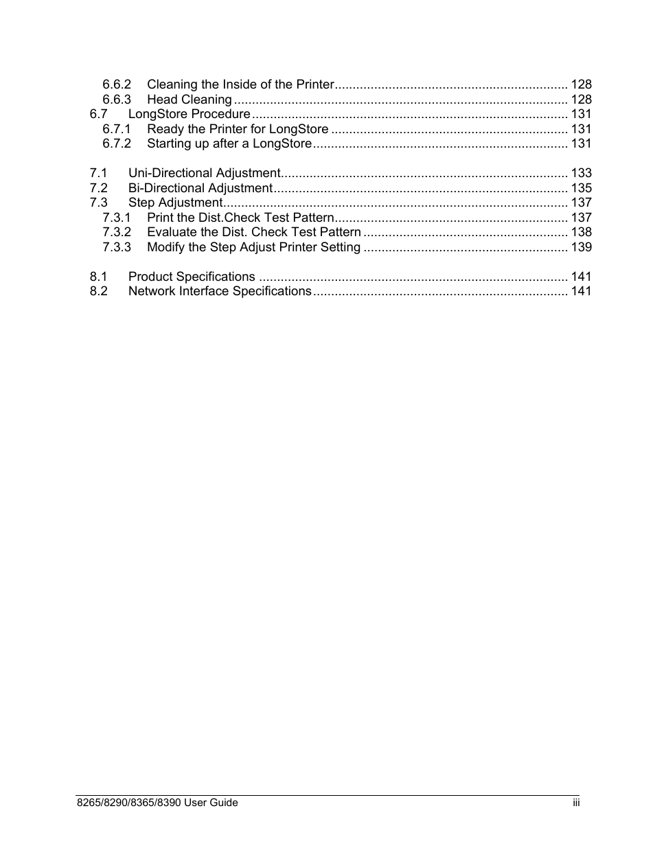 Xerox 8290 User Manual | Page 7 / 152