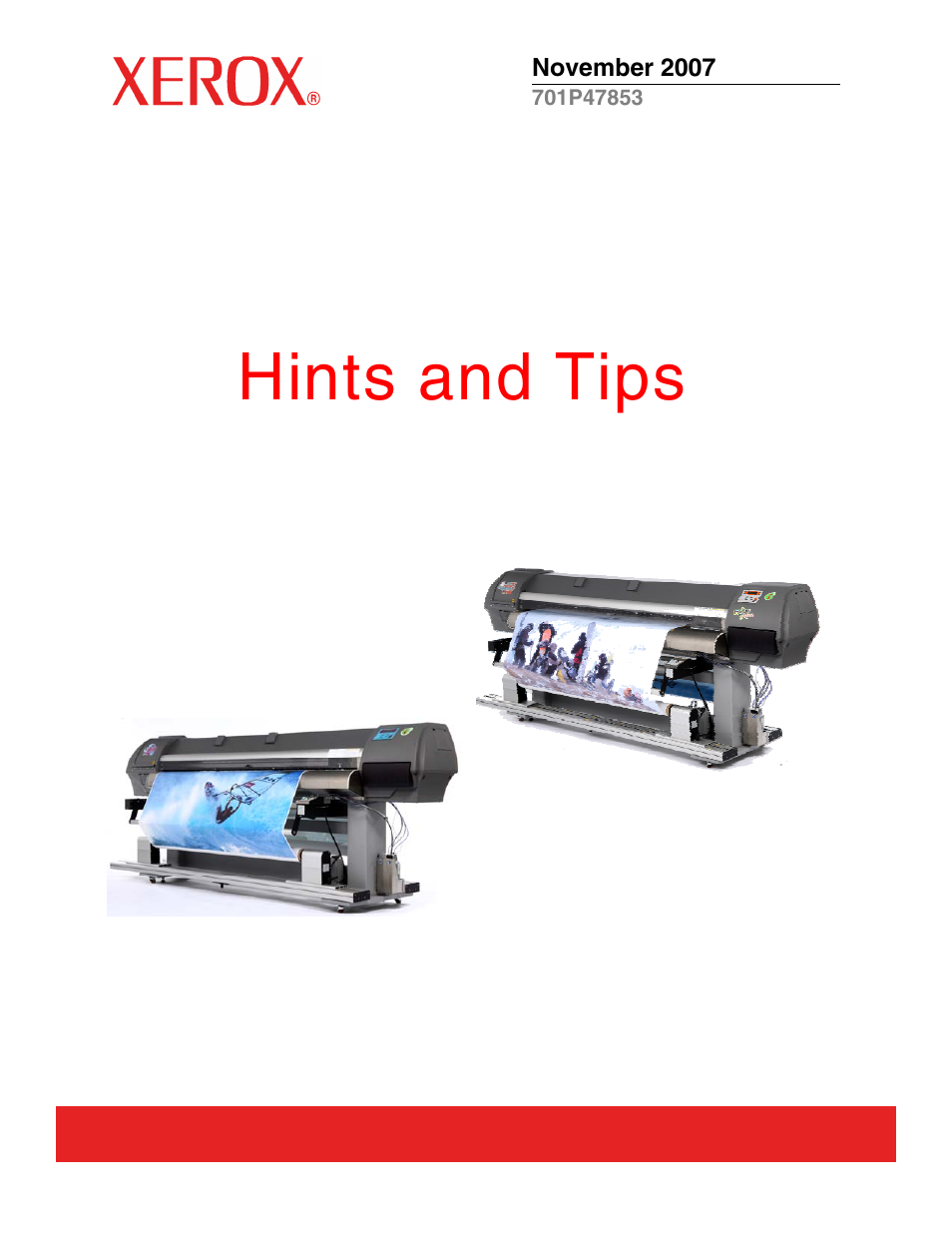 Xerox 701P47853 User Manual | 8 pages