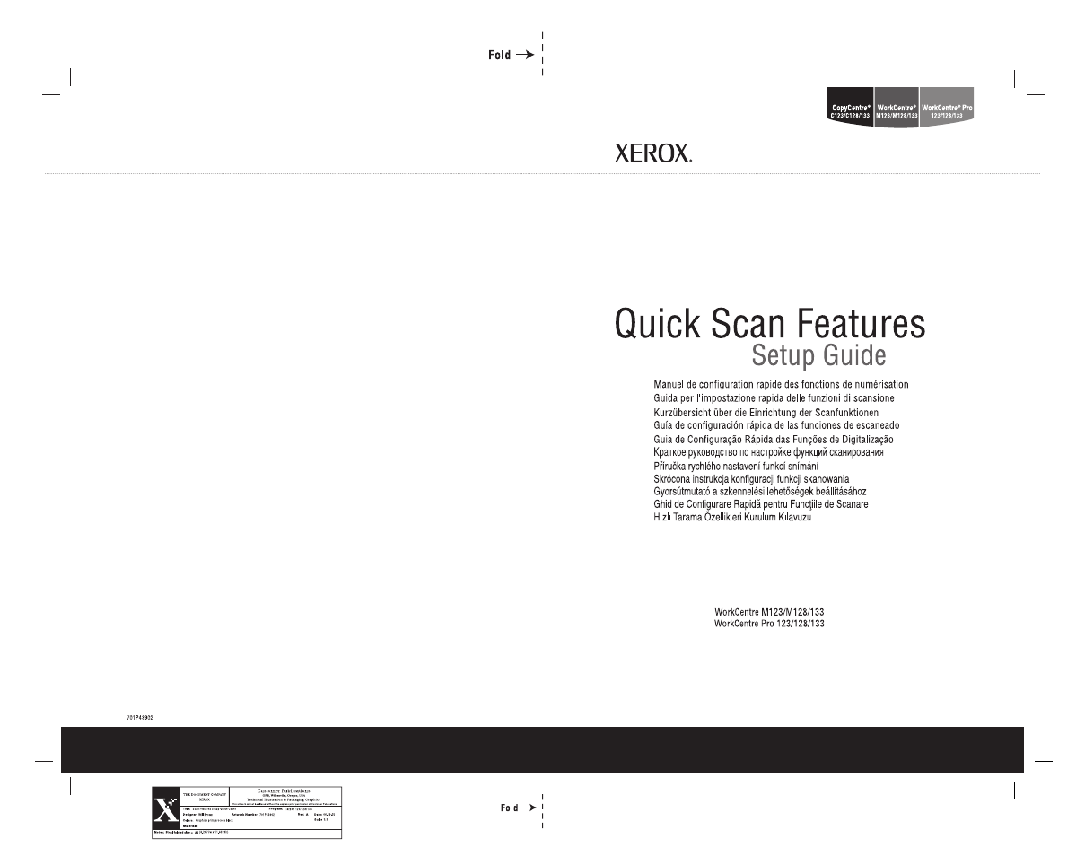 Xerox MACHINE DATA SHEET G0561 User Manual | 147 pages