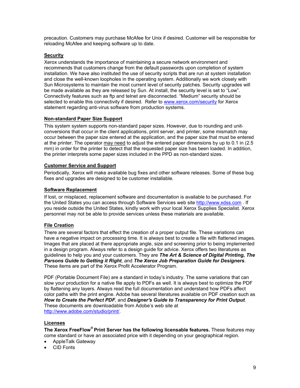 Xerox 4112 User Manual | Page 9 / 21