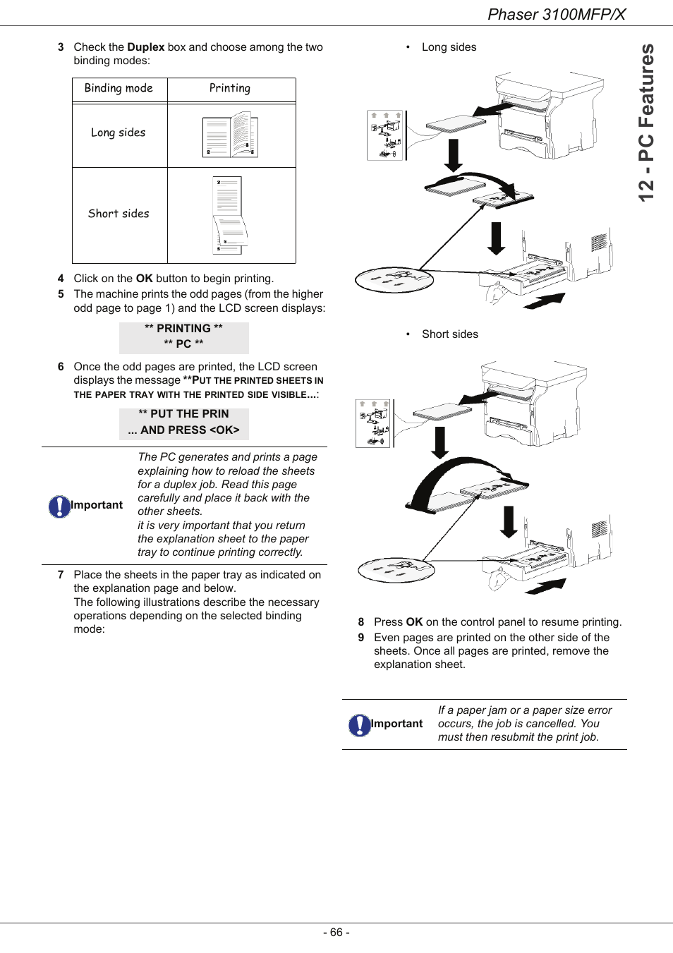 12 - pc features, Phaser 3100mfp/x | Xerox Phaser 3100MFP/X User Manual | Page 71 / 90