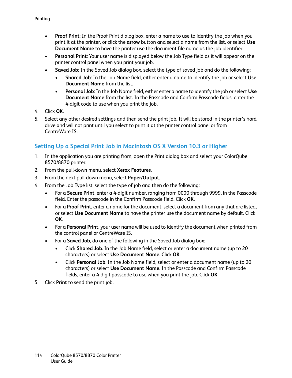 Xerox COLORQUBE 8870 User Manual | Page 114 / 200