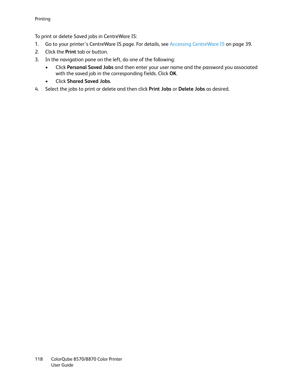 Xerox COLORQUBE 8870 User Manual | Page 118 / 200