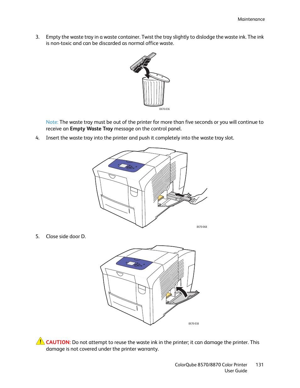 Xerox COLORQUBE 8870 User Manual | Page 131 / 200