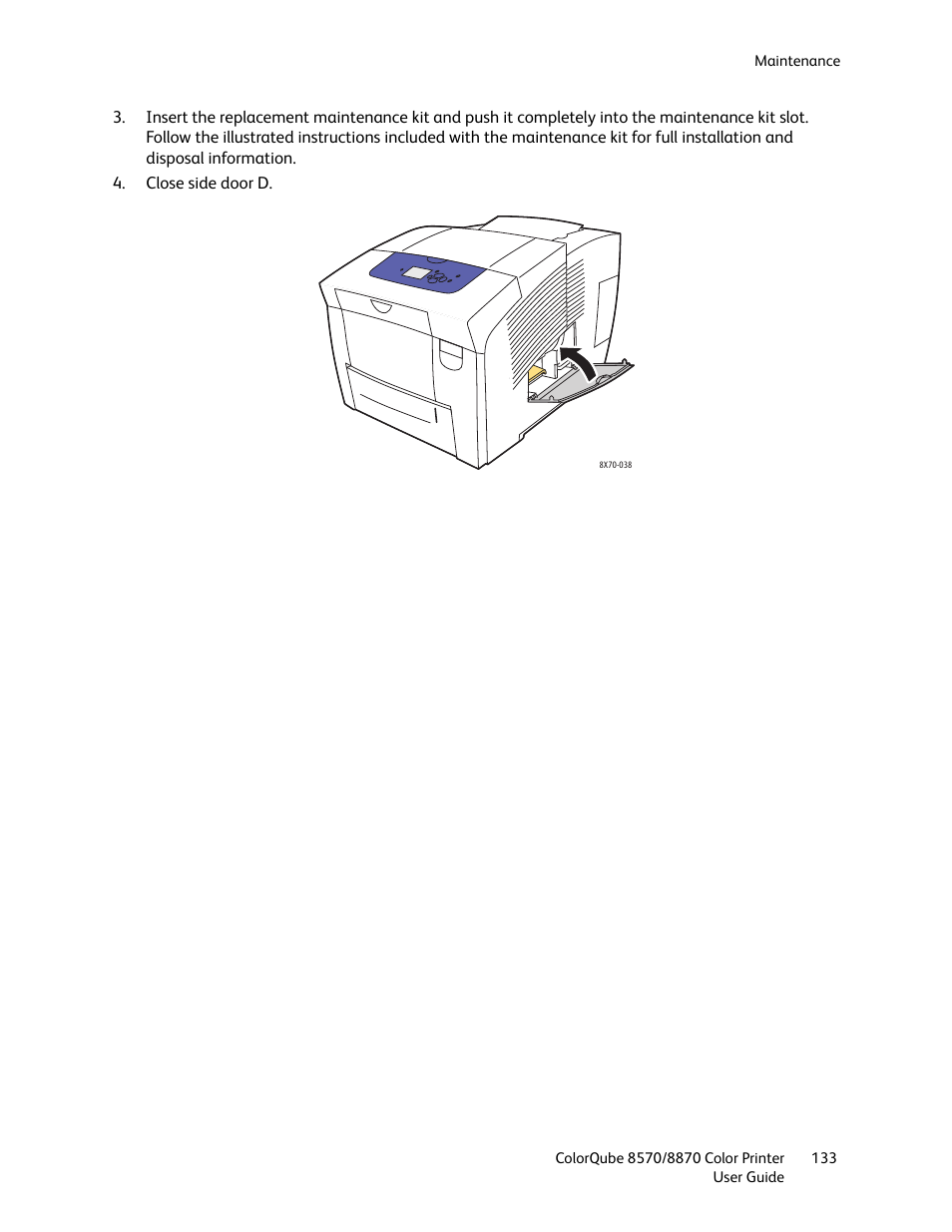 Xerox COLORQUBE 8870 User Manual | Page 133 / 200