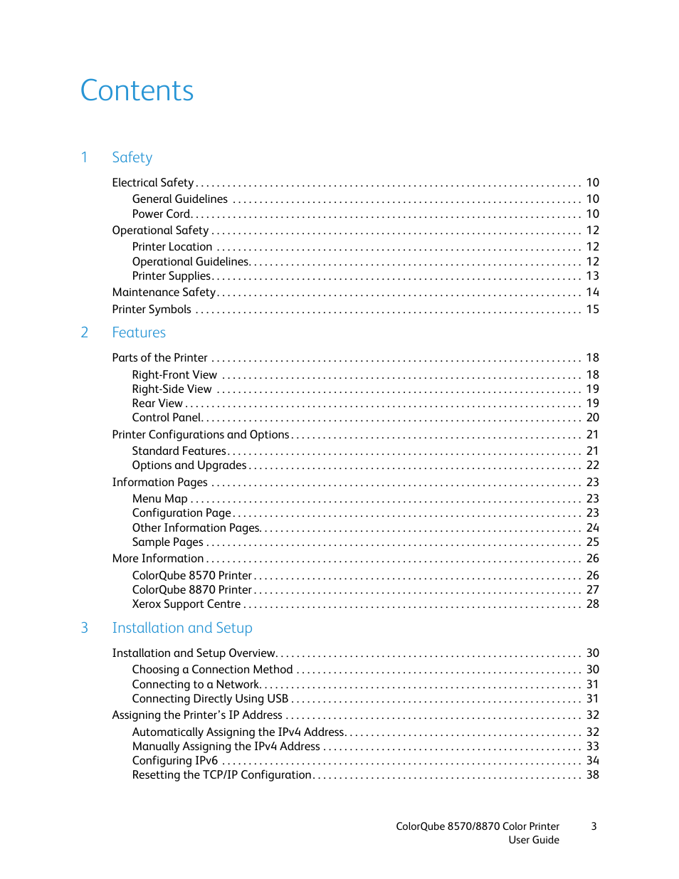 Xerox COLORQUBE 8870 User Manual | Page 3 / 200