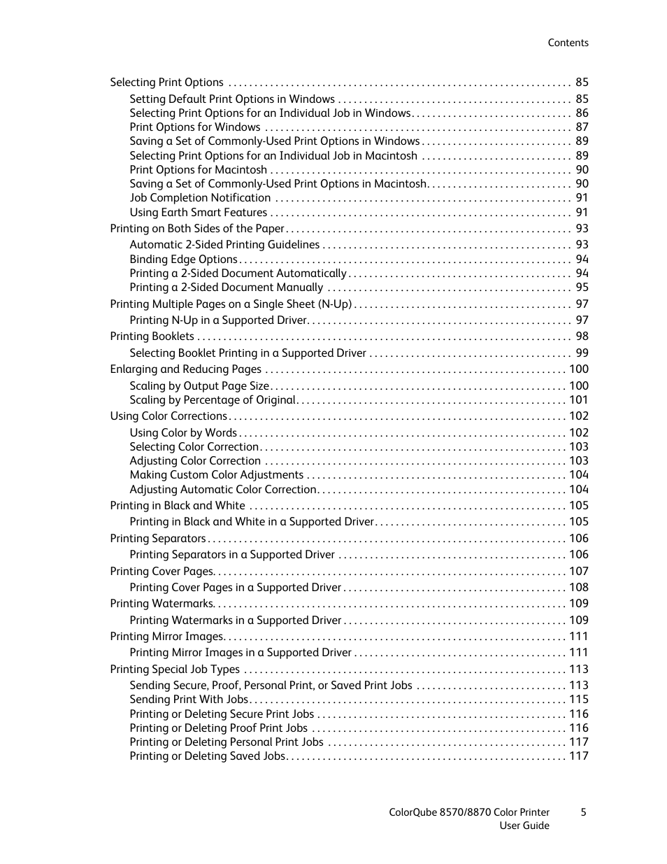 Xerox COLORQUBE 8870 User Manual | Page 5 / 200