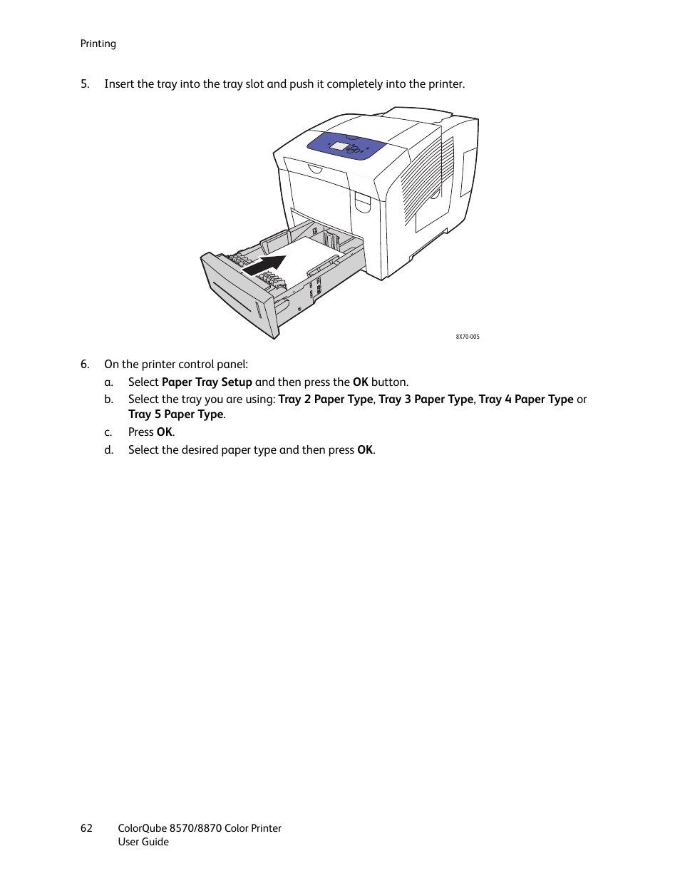 Xerox COLORQUBE 8870 User Manual | Page 62 / 200