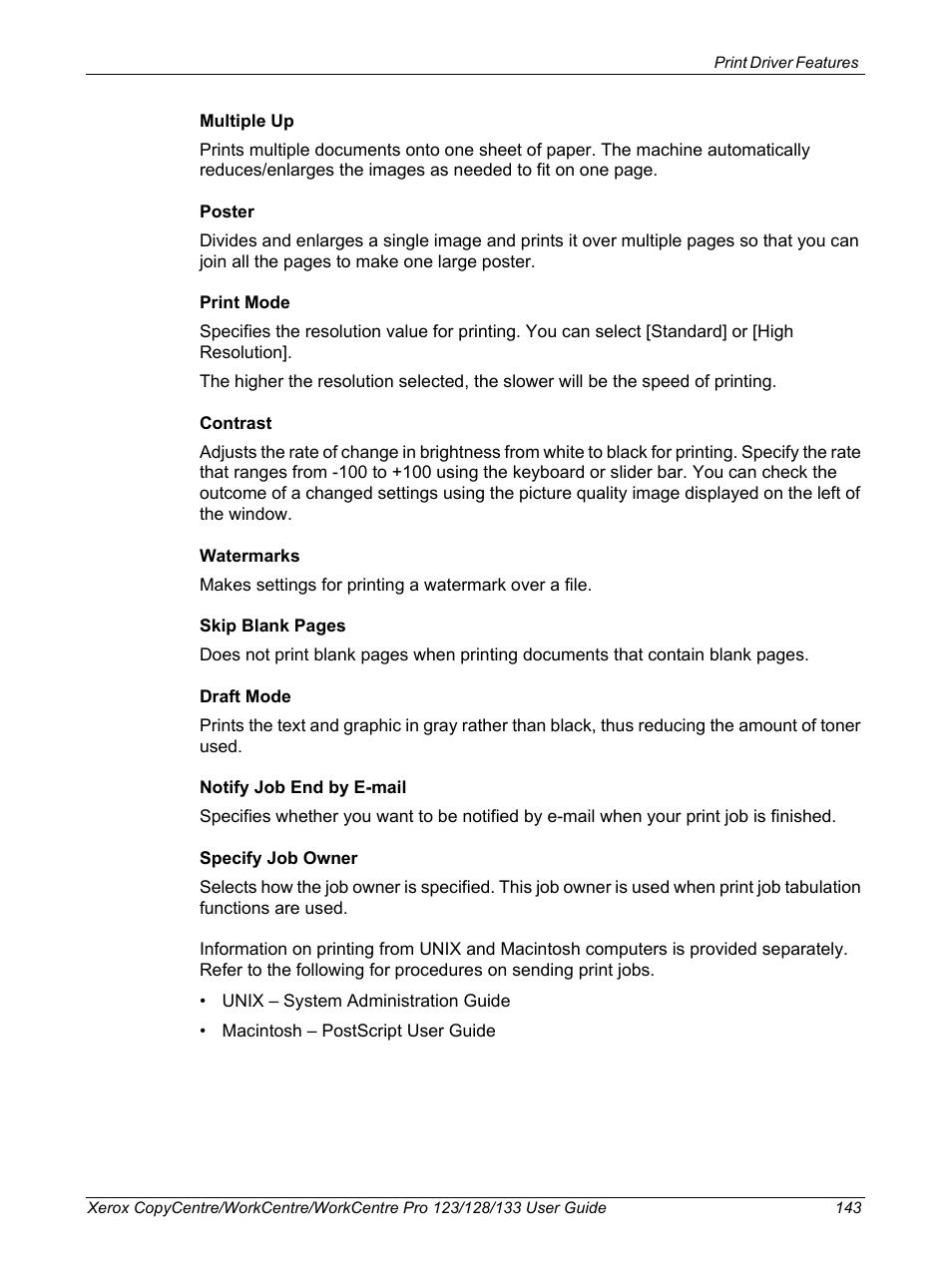 Xerox 604P18057 User Manual | Page 143 / 364