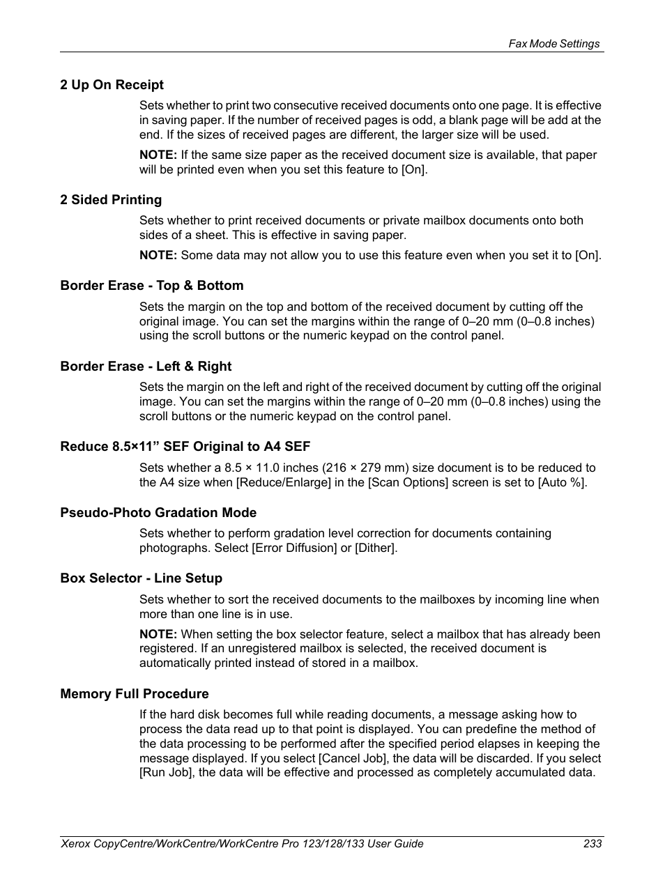 Xerox 604P18057 User Manual | Page 233 / 364