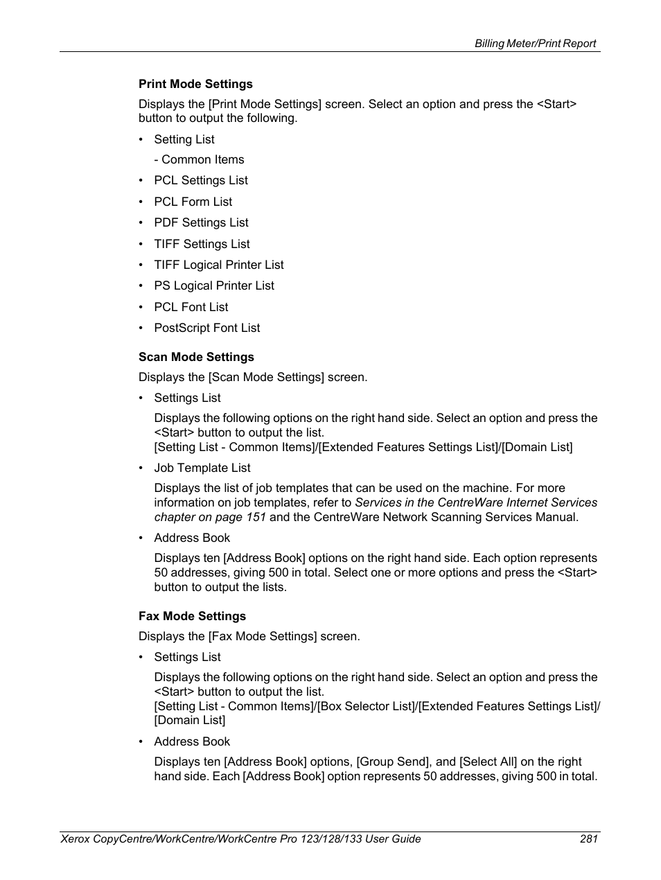 Xerox 604P18057 User Manual | Page 281 / 364