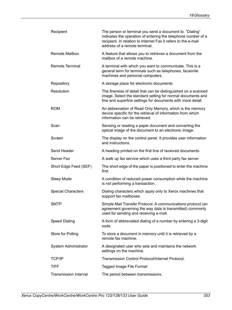 Xerox 604P18057 User Manual | Page 353 / 364