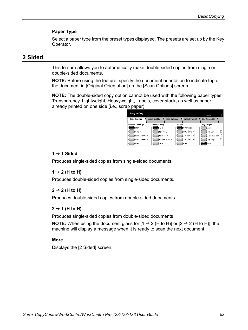 2 sided | Xerox 604P18057 User Manual | Page 53 / 364