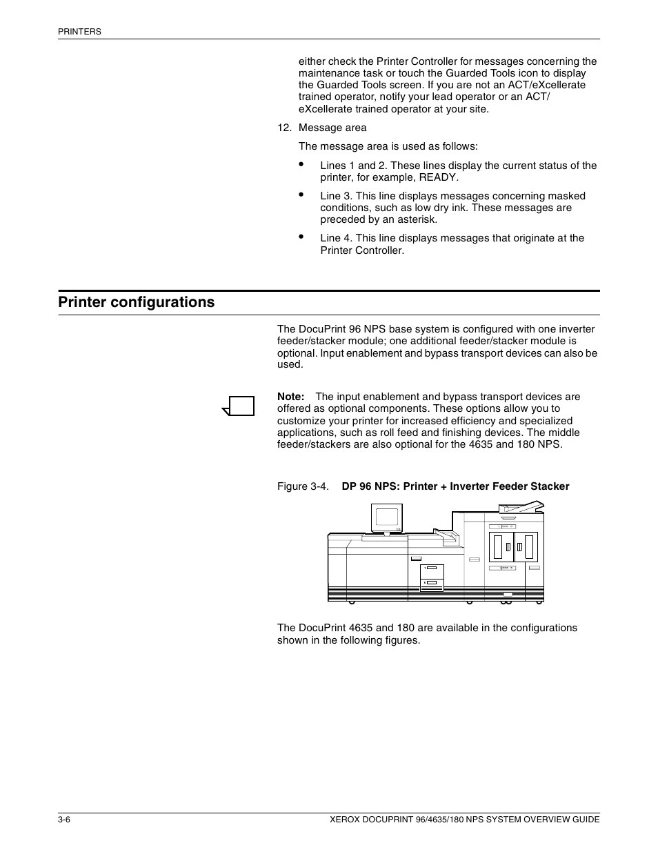 Printer configurations | Xerox 4635 User Manual | Page 28 / 70