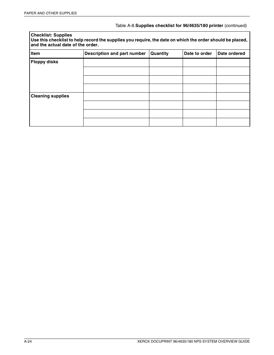 Xerox 4635 User Manual | Page 60 / 70