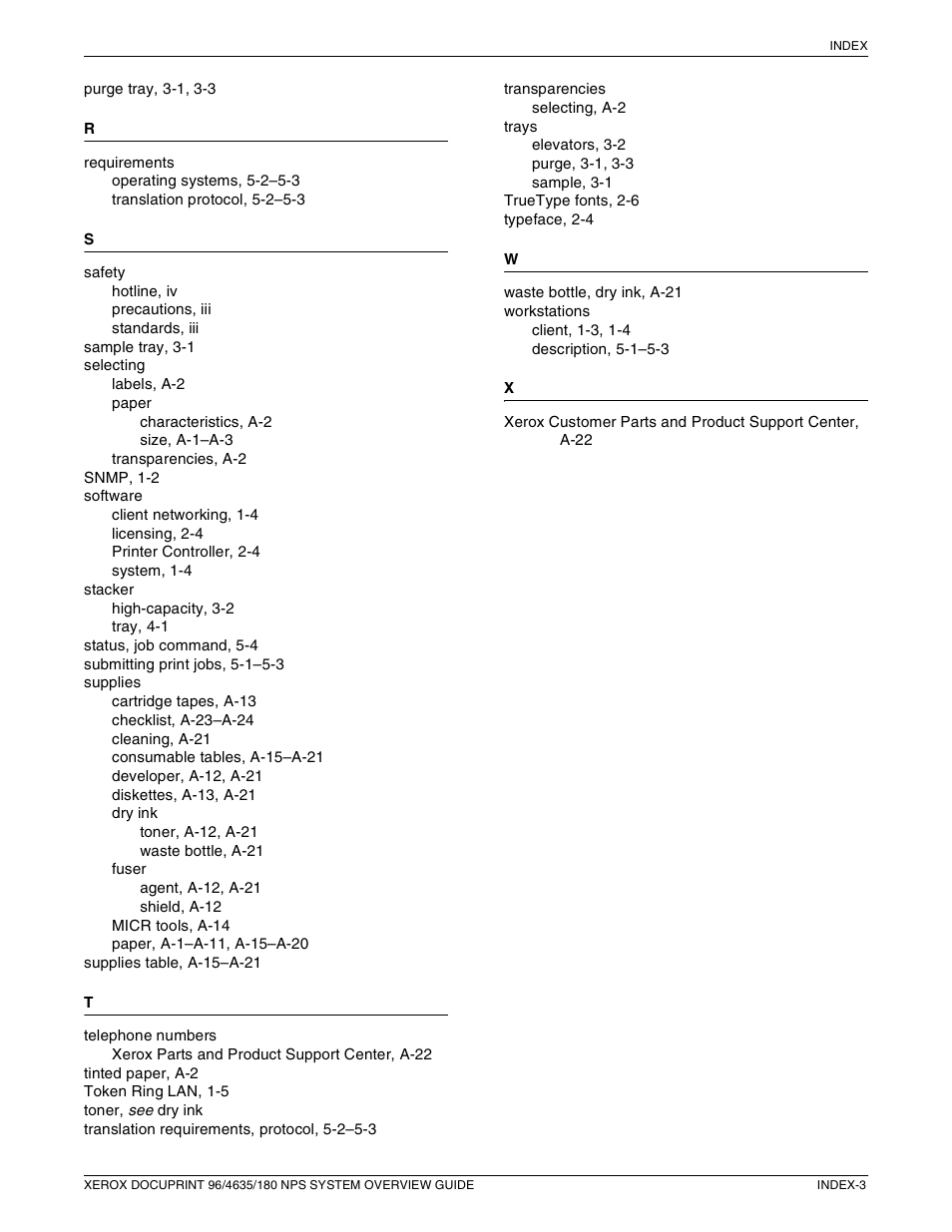 Xerox 4635 User Manual | Page 69 / 70