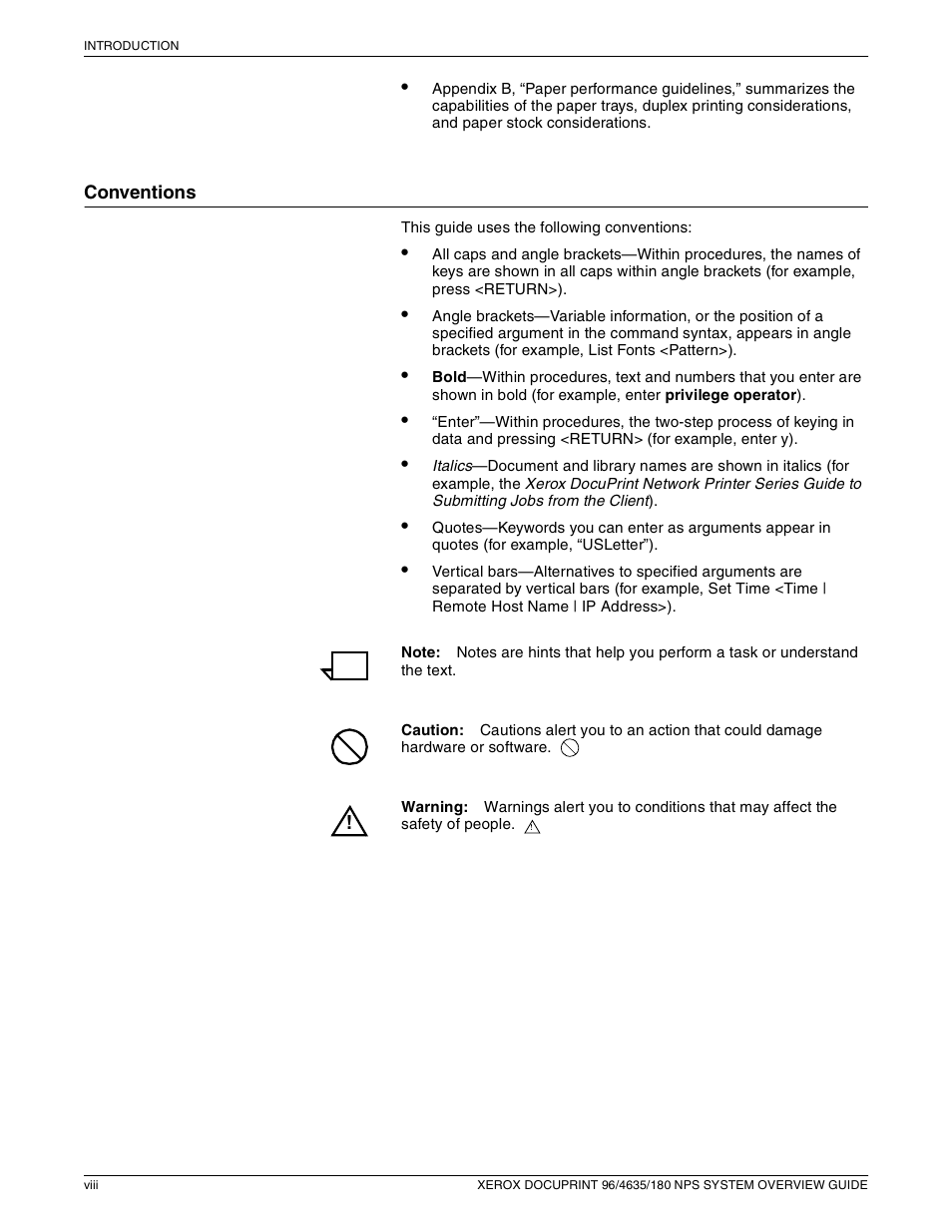 Xerox 4635 User Manual | Page 8 / 70