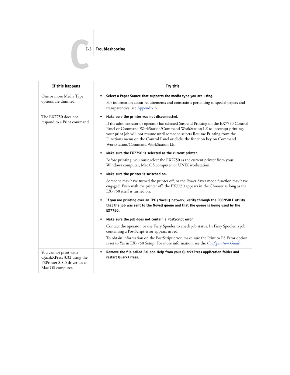 Xerox EX7750 User Manual | Page 125 / 132