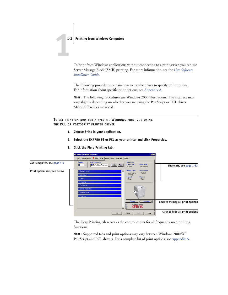 Xerox EX7750 User Manual | Page 16 / 132