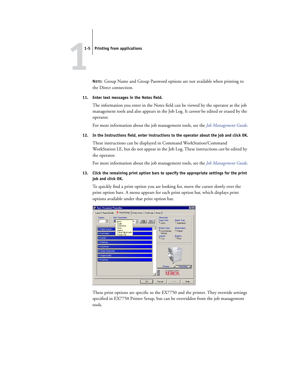 Xerox EX7750 User Manual | Page 19 / 132